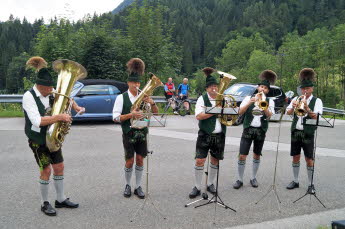 13. Einweihung Steinpasskreuz - die Musiker