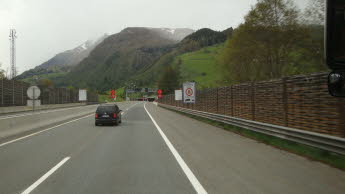 vor dem Katschbergtunnel